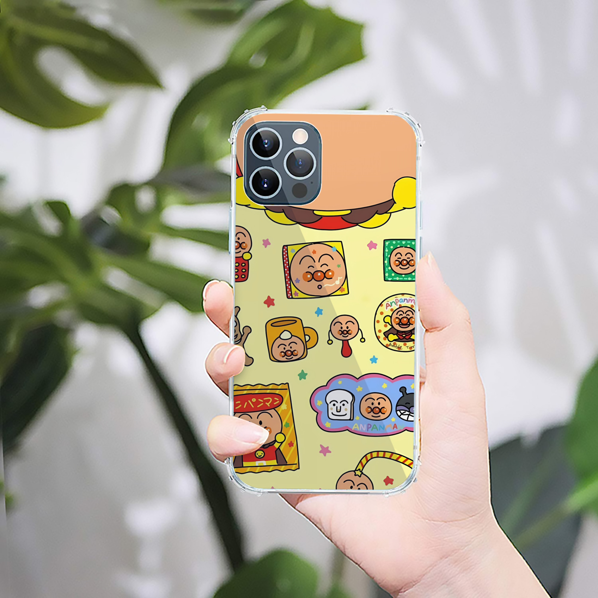 アンパンマン Anpanman 【iPhone 12シリーズ対応】透明スマホケース（クリアソフトケース）